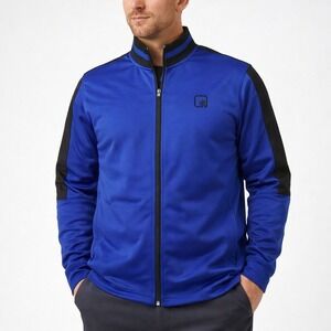 AND1 AND 1 Men's Jacket Full Zipper Shirt Side Pockets Activewear‎ Sz L